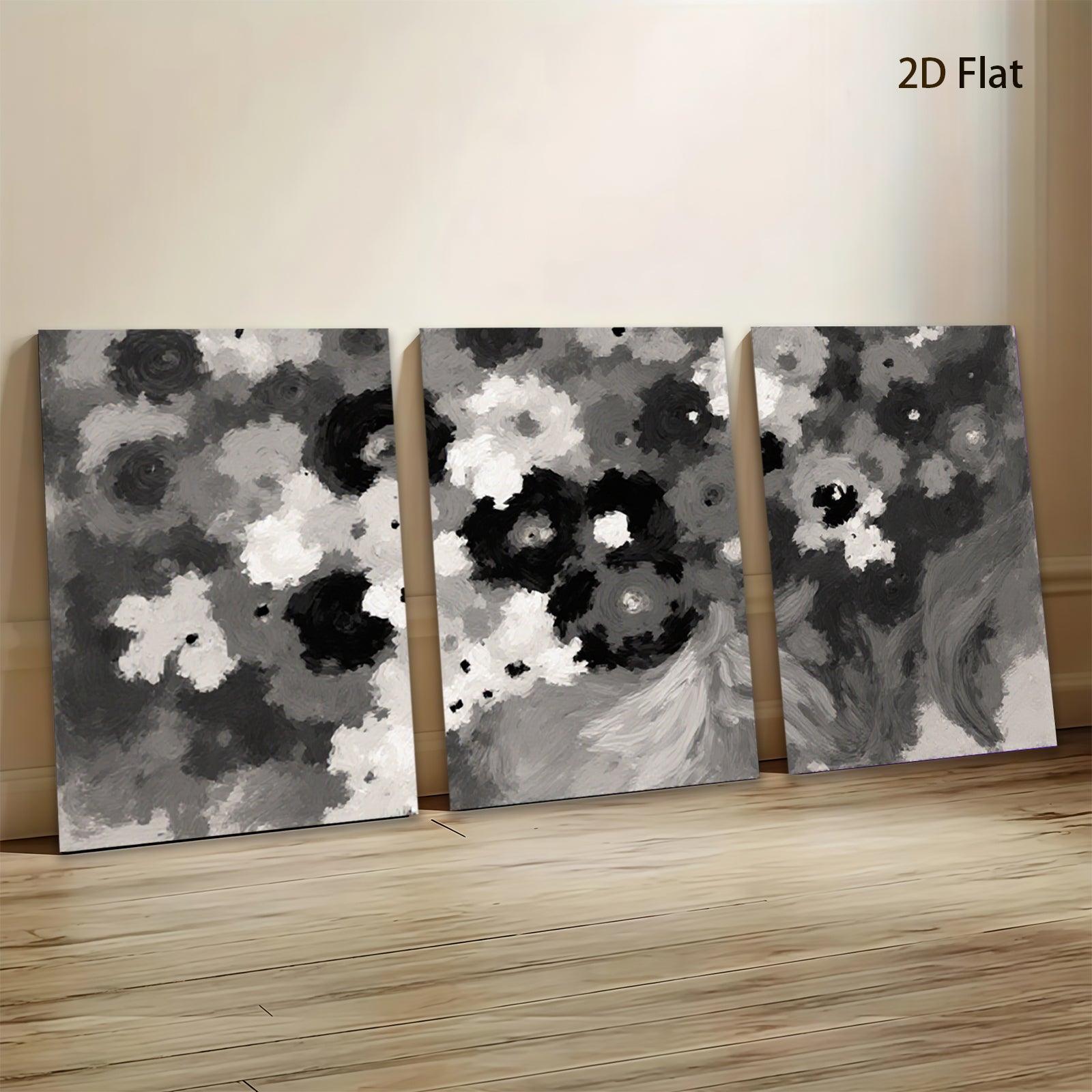 2D flat 1pc abstract moody swirls gallery wall art modern farmhouse d��cor bedroom living room canvas prints home office accent piece