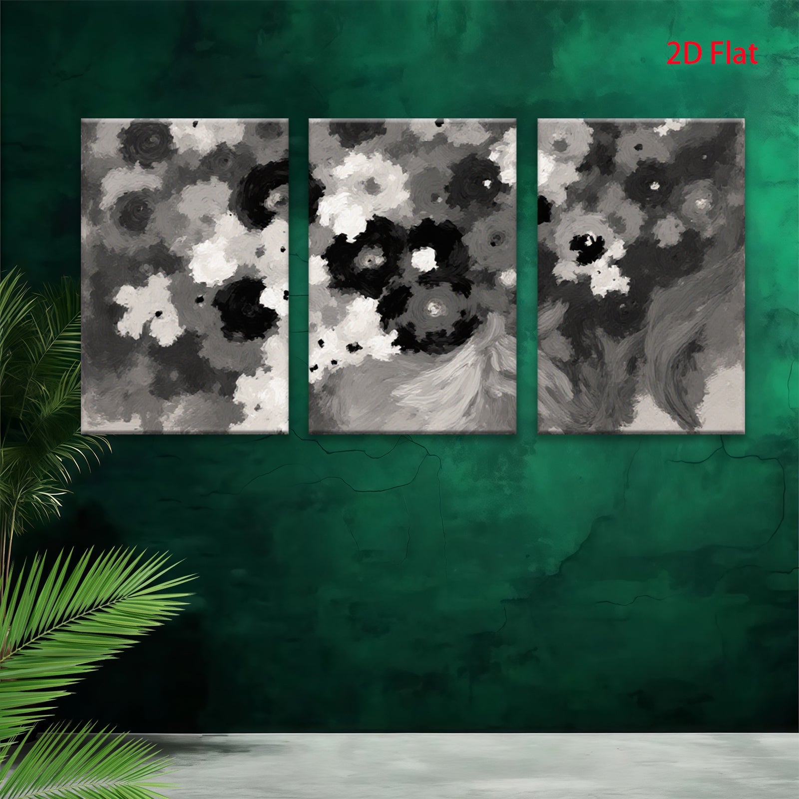 2D flat 1pc abstract moody swirls gallery wall art modern farmhouse d��cor bedroom living room canvas prints home office accent piece