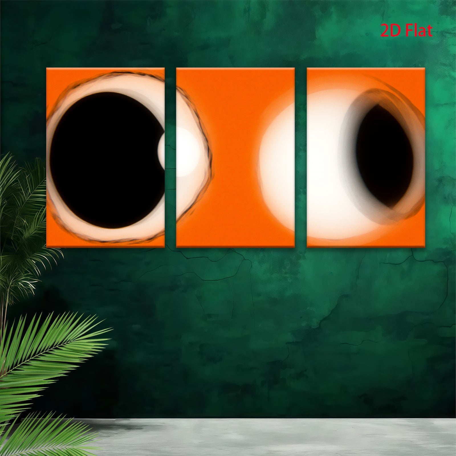 2D flat 1pc abstract orange swirl modern wall art for living room bedroom office decor farmhouse style gallery wrapped canvas prints