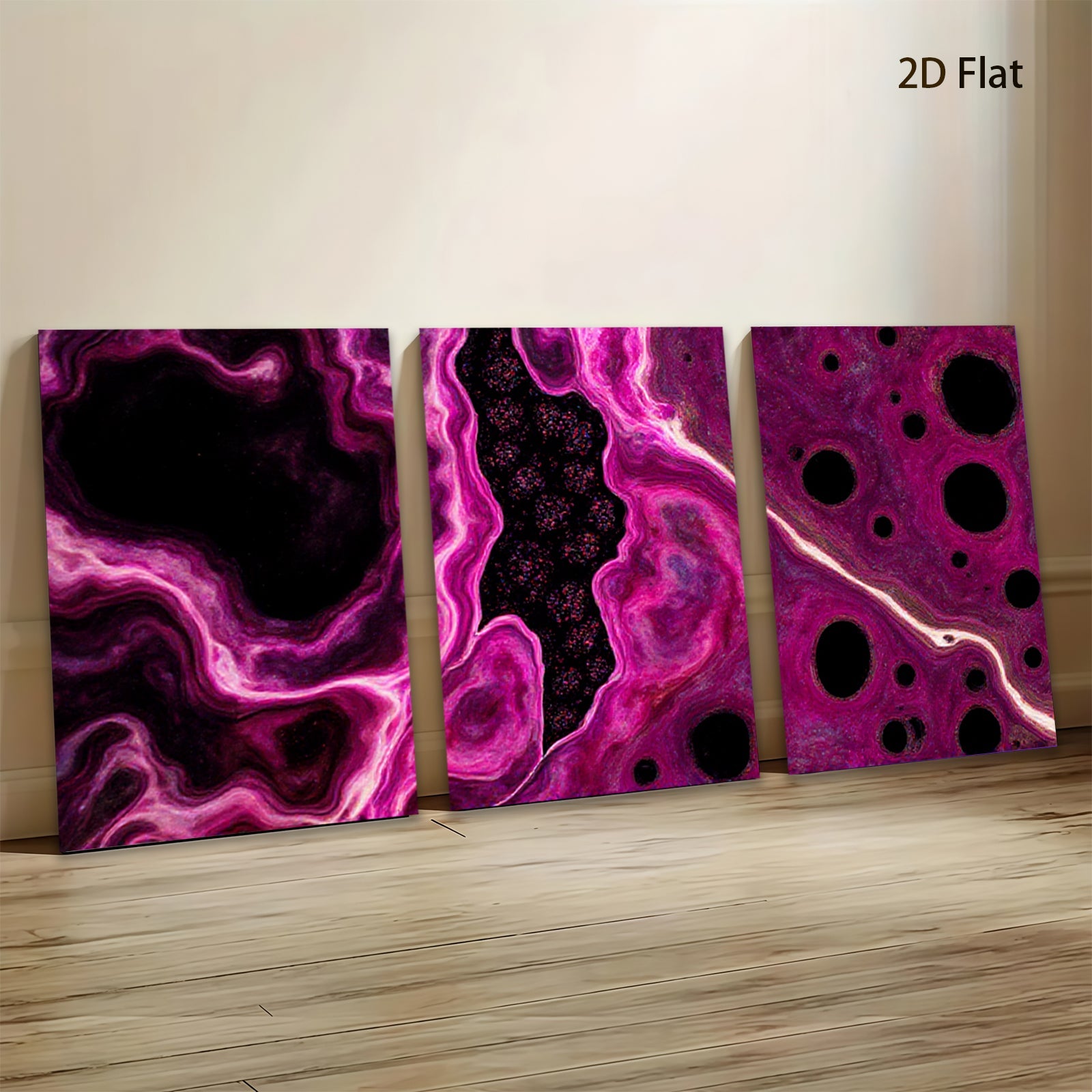 2D flat 1pc abstract purple marble swirls modern wall art decor for living room bedroom office farmhouse style gallery wrapped canvas prints