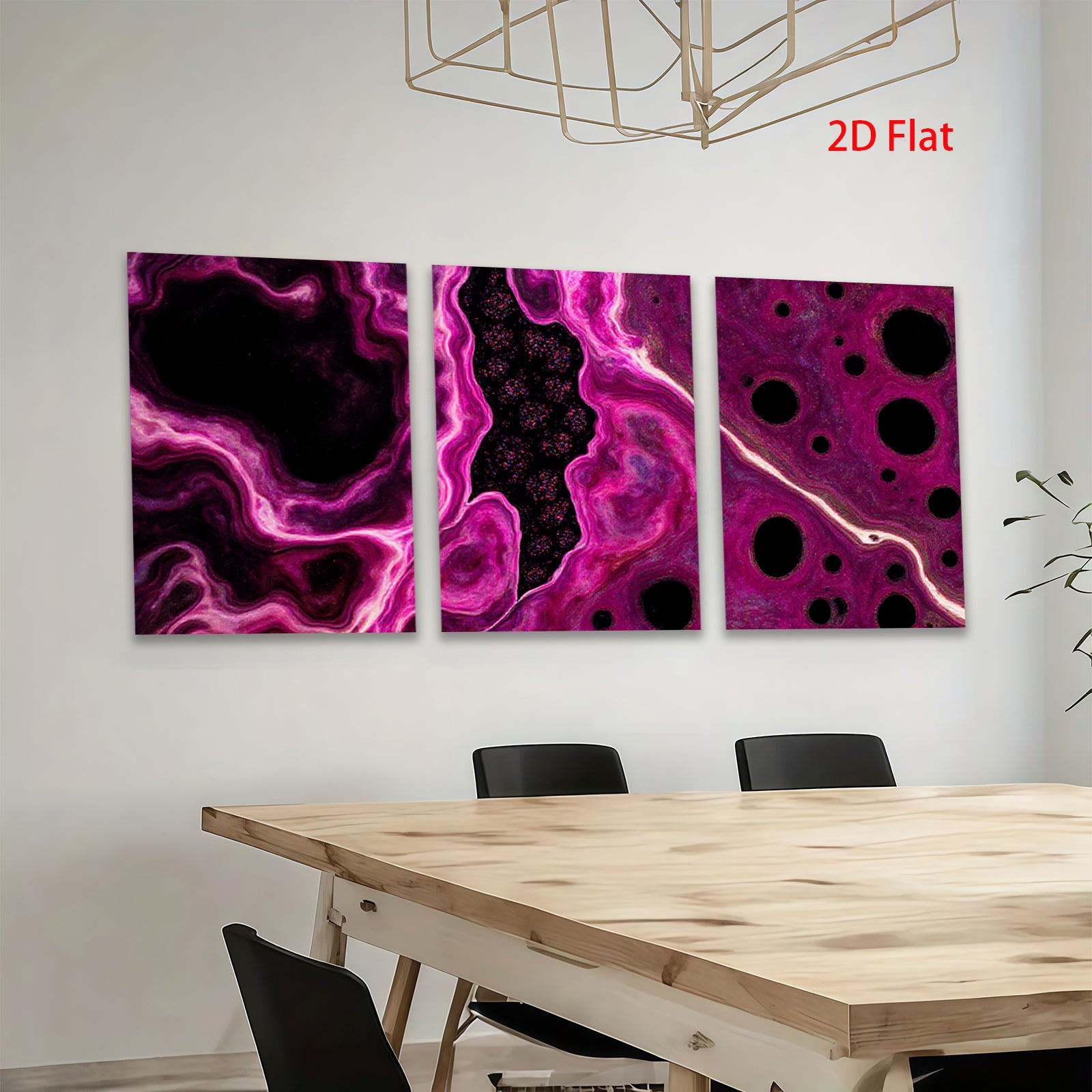 2D flat 1pc abstract purple marble swirls modern wall art decor for living room bedroom office farmhouse style gallery wrapped canvas prints