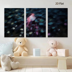 2D flat 1pc abstract swirling cosmos vibrant galaxy wall art bedroom living room modern farmhouse decor gallery wrapped canvas prints