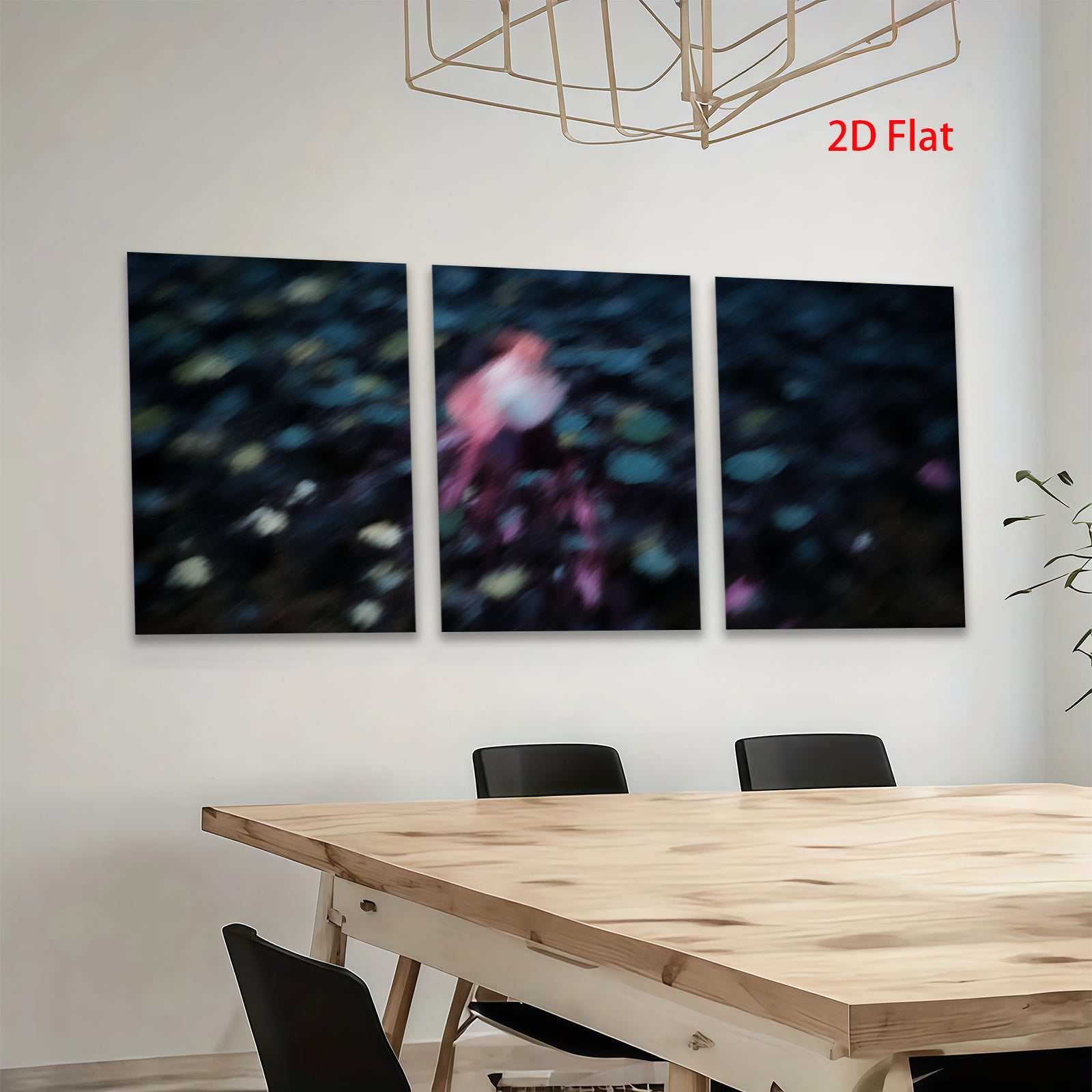 2D flat 1pc abstract swirling cosmos vibrant galaxy wall art bedroom living room modern farmhouse decor gallery wrapped canvas prints