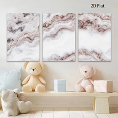 2D flat 1pc abstract swirling earth tones canvas wall art for living room bedroom modern farmhouse decor gallery wrapped ready to hang botanical