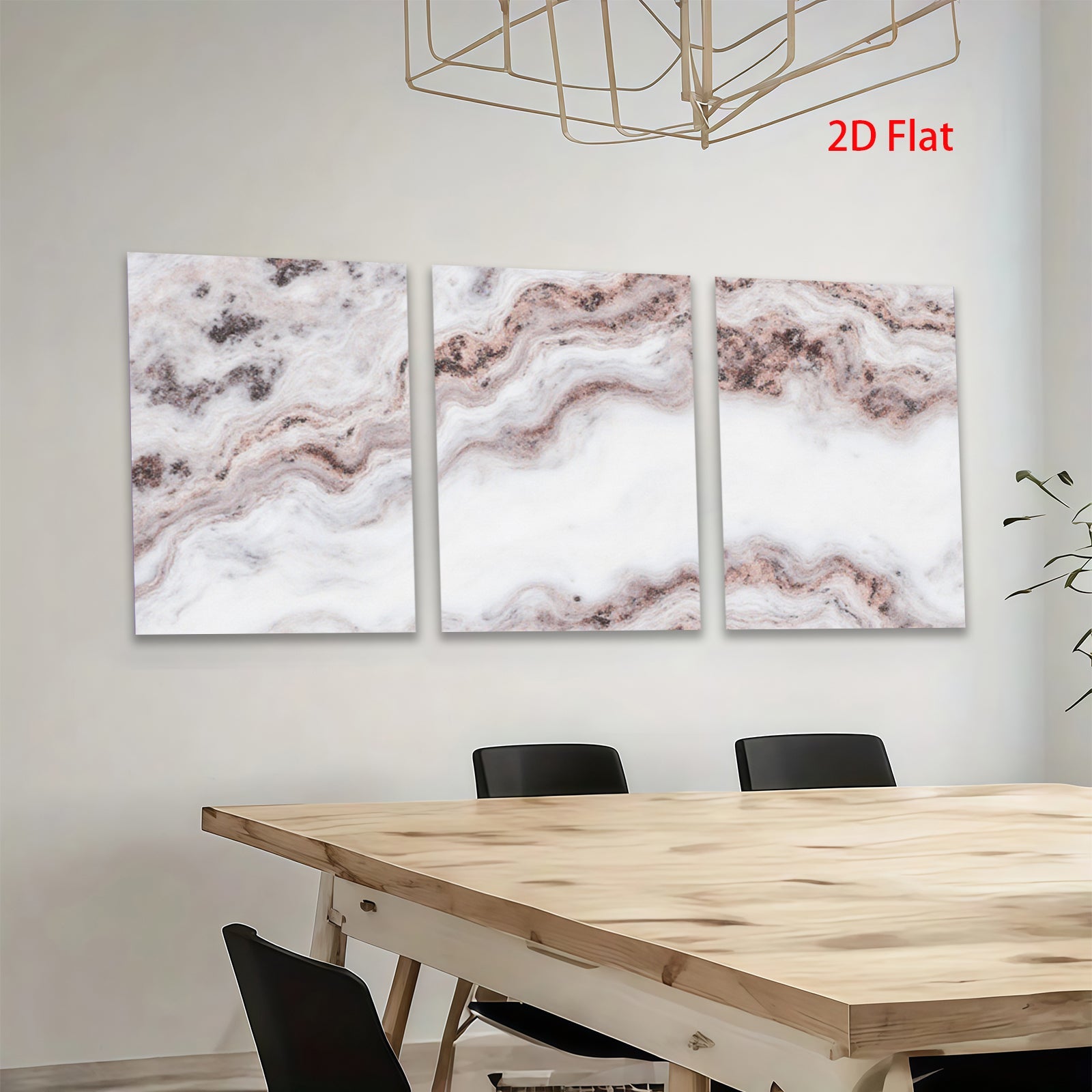 2D flat 1pc abstract swirling earth tones canvas wall art for living room bedroom modern farmhouse decor gallery wrapped ready to hang botanical
