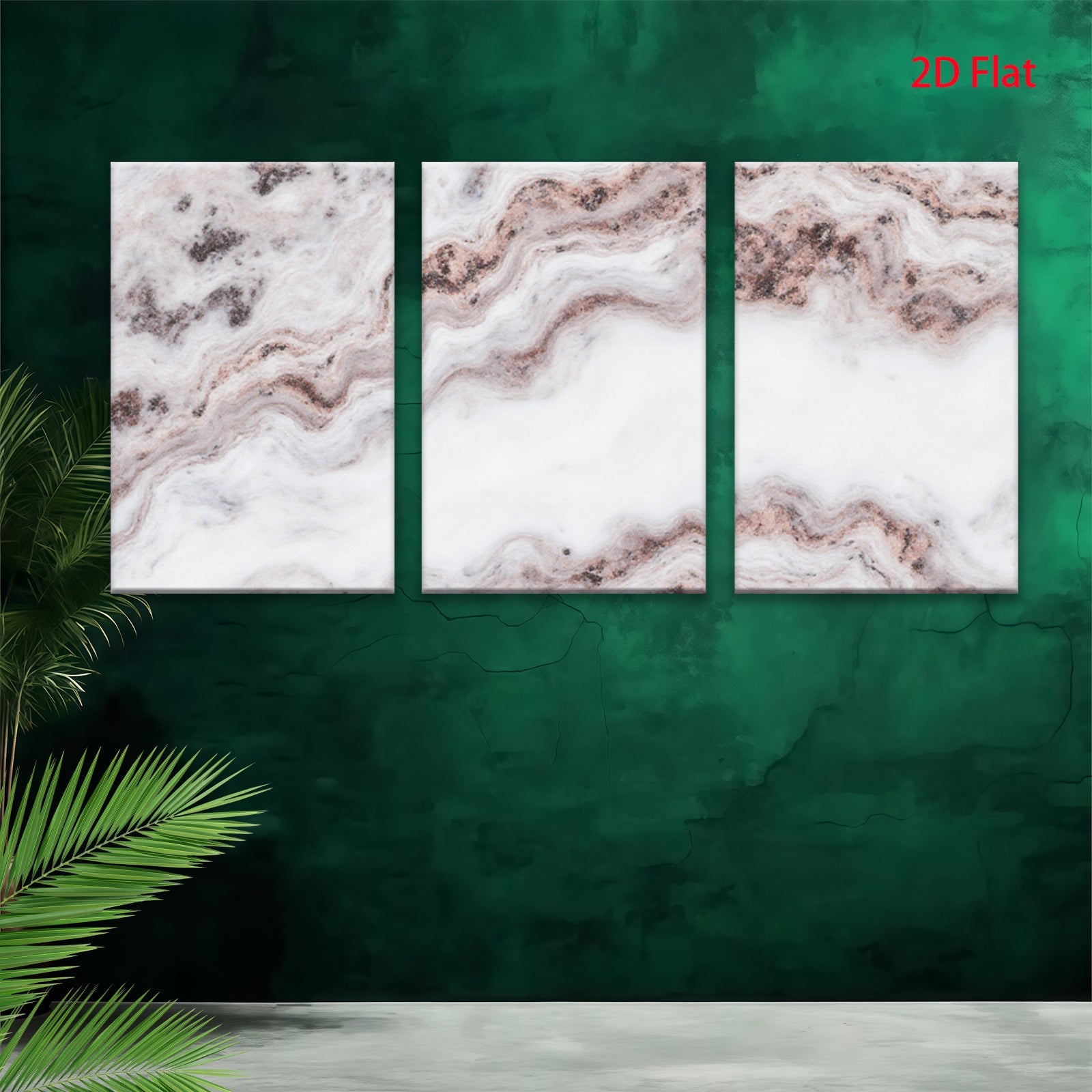 2D flat 1pc abstract swirling earth tones canvas wall art for living room bedroom modern farmhouse decor gallery wrapped ready to hang botanical