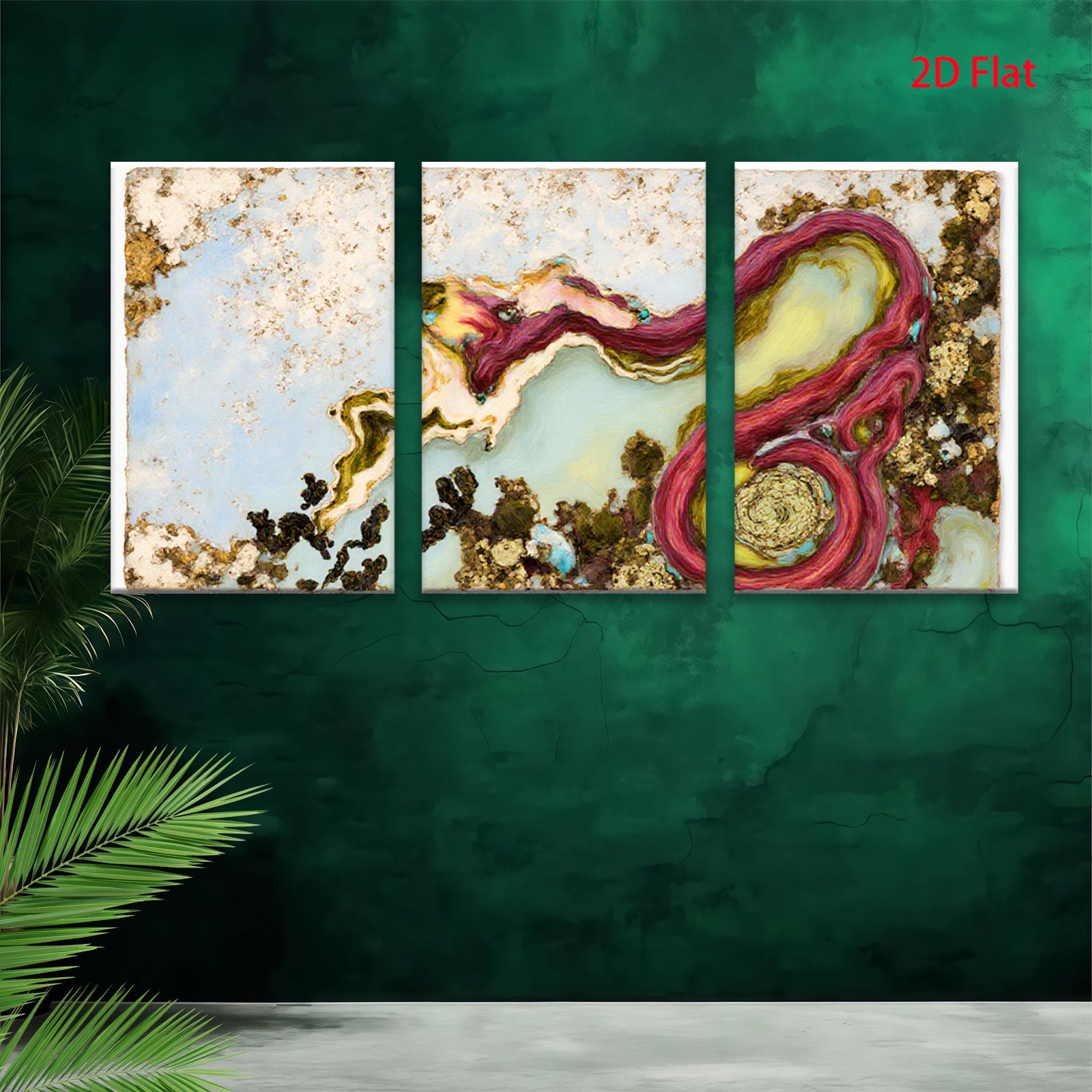 2D flat 1pc abstract swirling floral botanical wall art canvas print for living room bedroom home decor farmhouse style modern minimalist