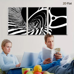 2D flat 1pc abstract swirling lines modern wall art for living room bedroom office gallery wrapped canvas farmhouse decor minimalist statement piece trendy home accents