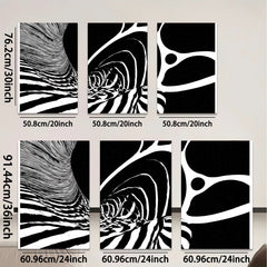 2D flat 1pc abstract swirling lines modern wall art for living room bedroom office gallery wrapped canvas farmhouse decor minimalist statement piece trendy home accents