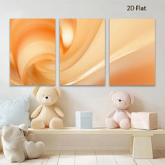2D flat 1pc abstract swirling orange warmth modern wall art canvas prints for living room bedroom home decor farmhouse style gallery wrapped ready to hang