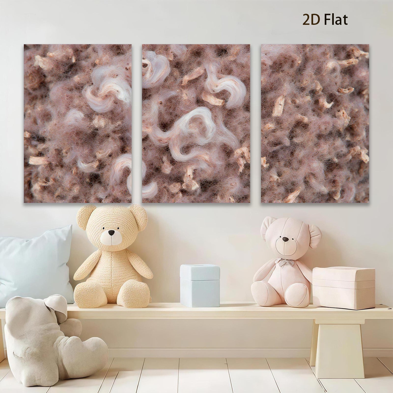2D flat 1pc abstract swirls texture wall art modern farmhouse living room bedroom decor gallery wrapped canvas prints ready to hang trending now
