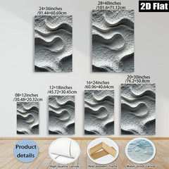 2D flat 1pc abstract texture wall art modern minimalist canvas prints for living room bedroom home office decor farmhouse style gallery wrapped ready to hang