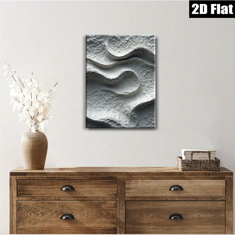2D flat 1pc abstract texture wall art modern minimalist canvas prints for living room bedroom home office decor farmhouse style gallery wrapped ready to hang