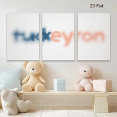 2D flat 1pc abstract typography wall art modern minimalist canvas prints for living room bedroom office decor farmhouse style inspirational quotes gallery wrapped ready to hang
