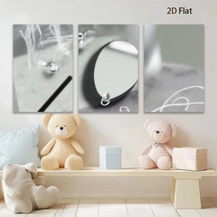 2D flat 1pc abstract water droplet minimalist wall art for living room bedroom home decor modern farmhouse style gallery wrapped canvas prints