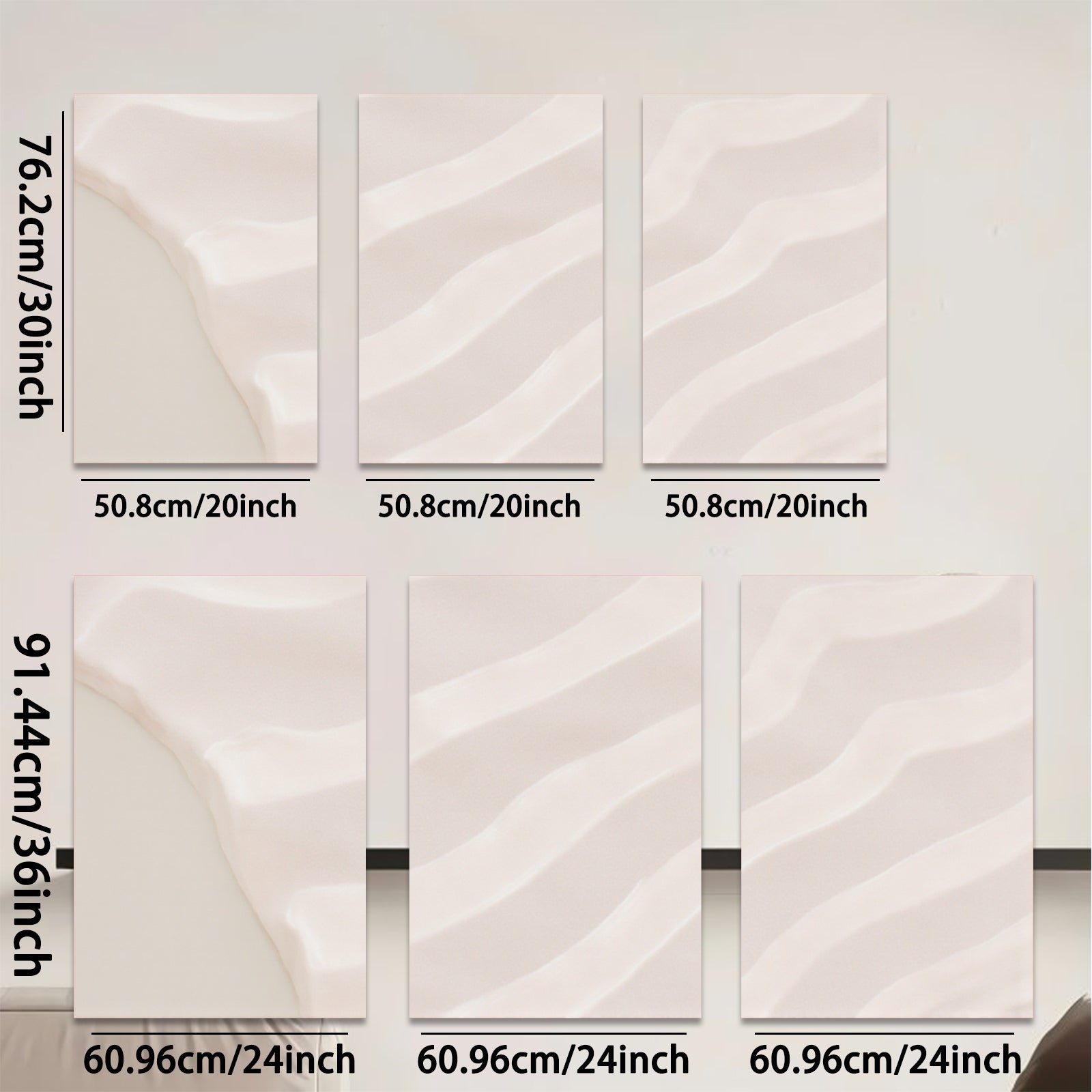 2D flat 1pc abstract wave lines modern wall art canvas prints for living room bedroom home decor farmhouse style gallery wrapped ready to hang