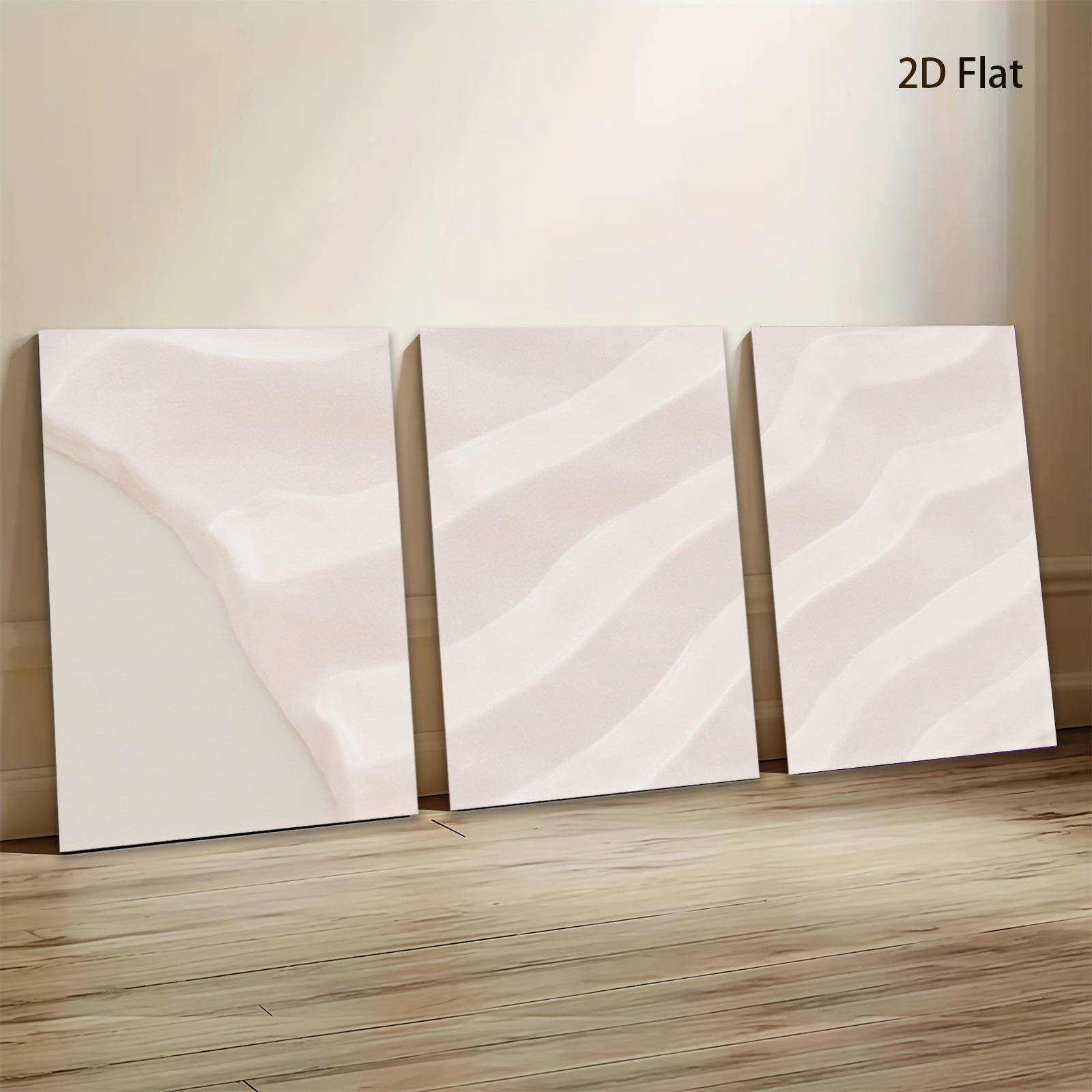 2D flat 1pc abstract wave lines modern wall art canvas prints for living room bedroom home decor farmhouse style gallery wrapped ready to hang