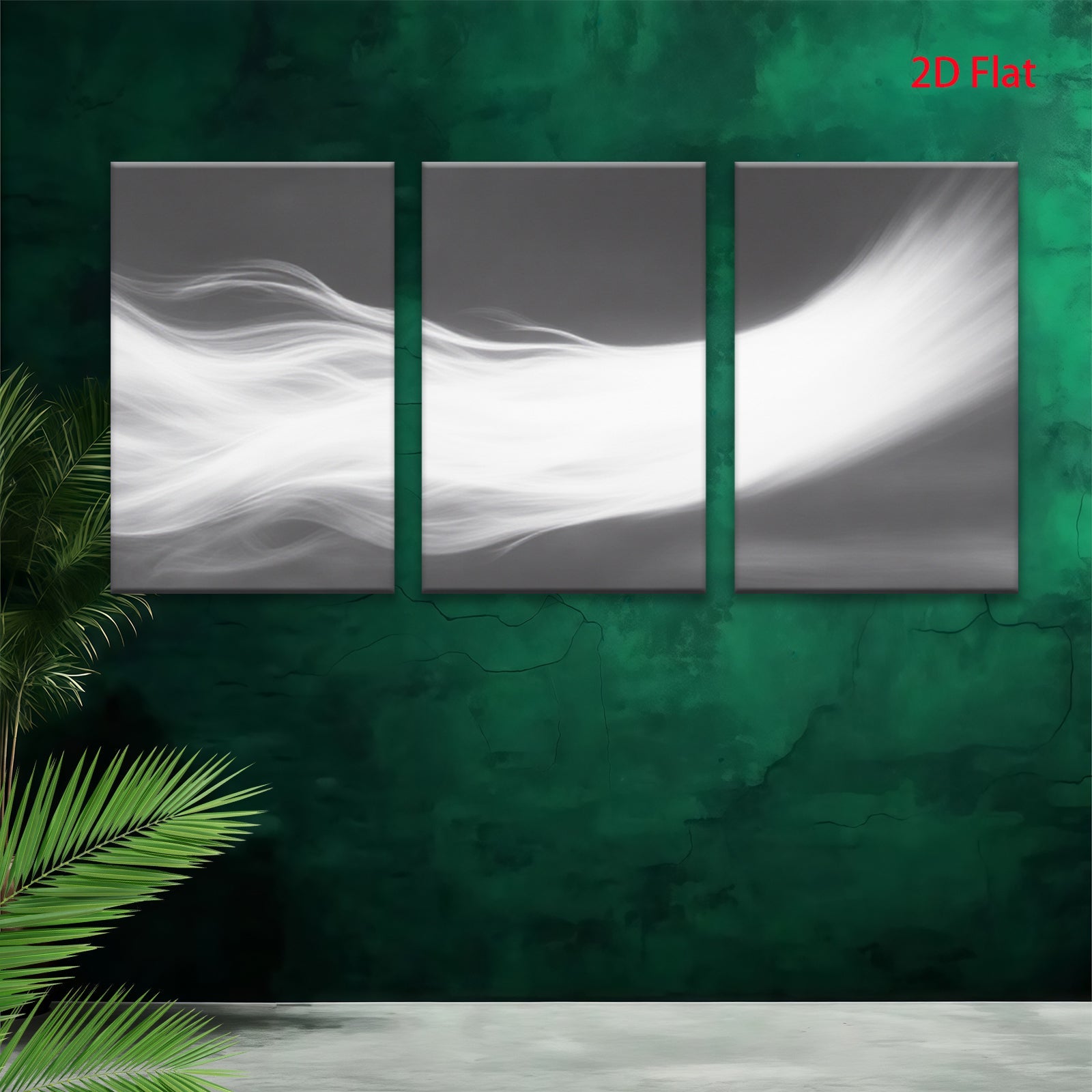 2D flat 1pc abstract white swirls modern wall art for living room bedroom home decor farmhouse style gallery wrapped canvas prints cozy vibes