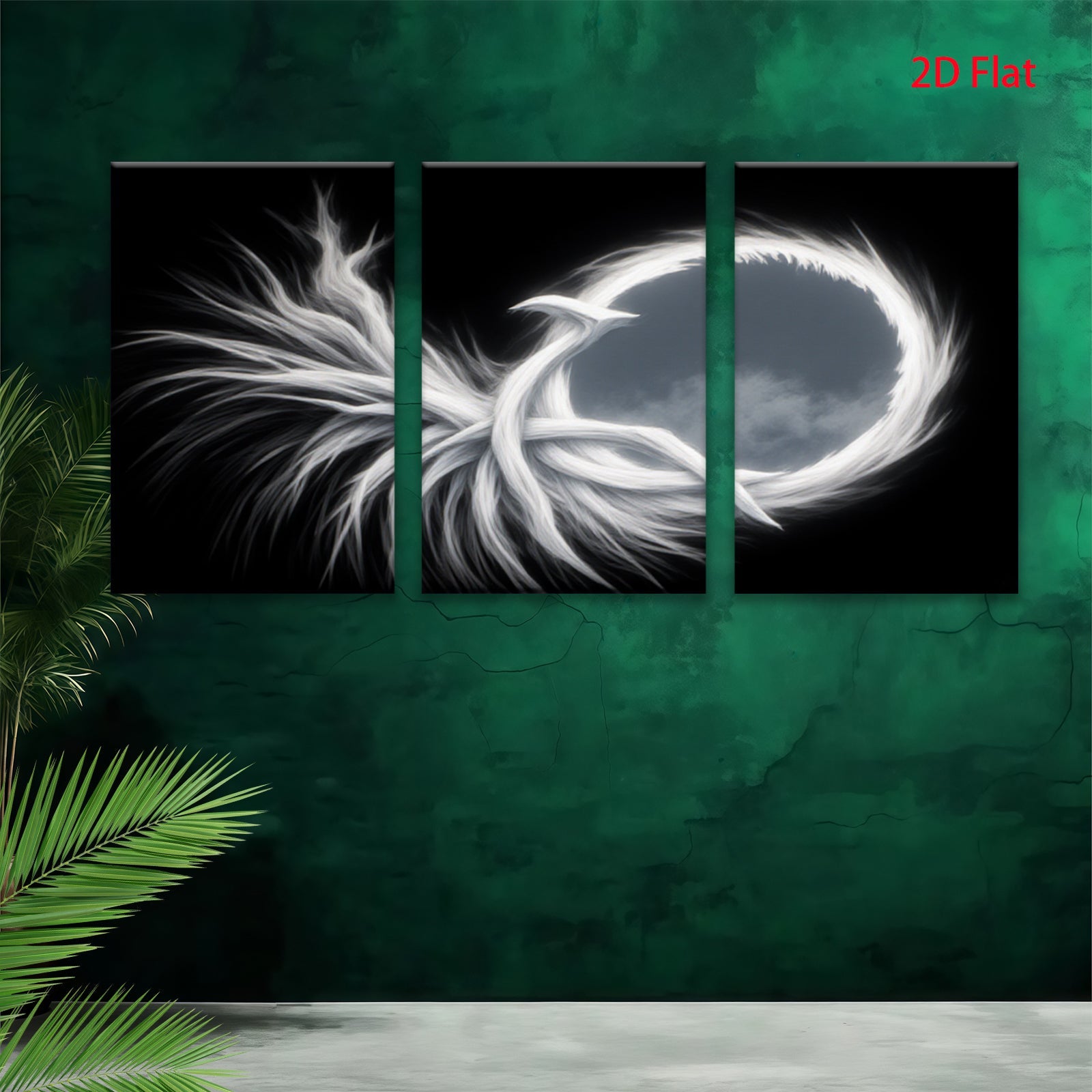 2D flat 1pc abstract white swirls modern wall art for living room bedroom home decor farmhouse style gallery wrapped canvas prints ready to hang large size