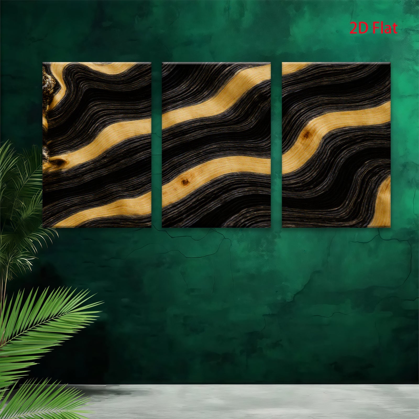 2D flat 1pc abstract wood grain texture wall art modern farmhouse living room bedroom decor gallery wrapped canvas prints coastal style large size statement piece