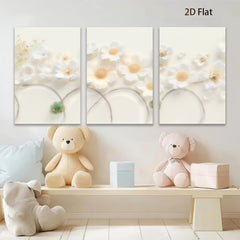 2D flat 1pc blossoming cherry branches wall decor for living room bedroom farmhouse style modern canvas prints gallery wrapped ready to hang