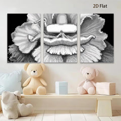 2D flat 1pc blossoming floral artwork botanical wall decor living room bedroom gallery wrapped canvas print modern farmhouse style cozy home accents