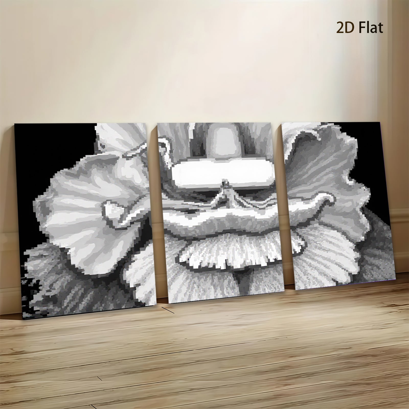 2D flat 1pc blossoming floral artwork botanical wall decor living room bedroom gallery wrapped canvas print modern farmhouse style cozy home accents