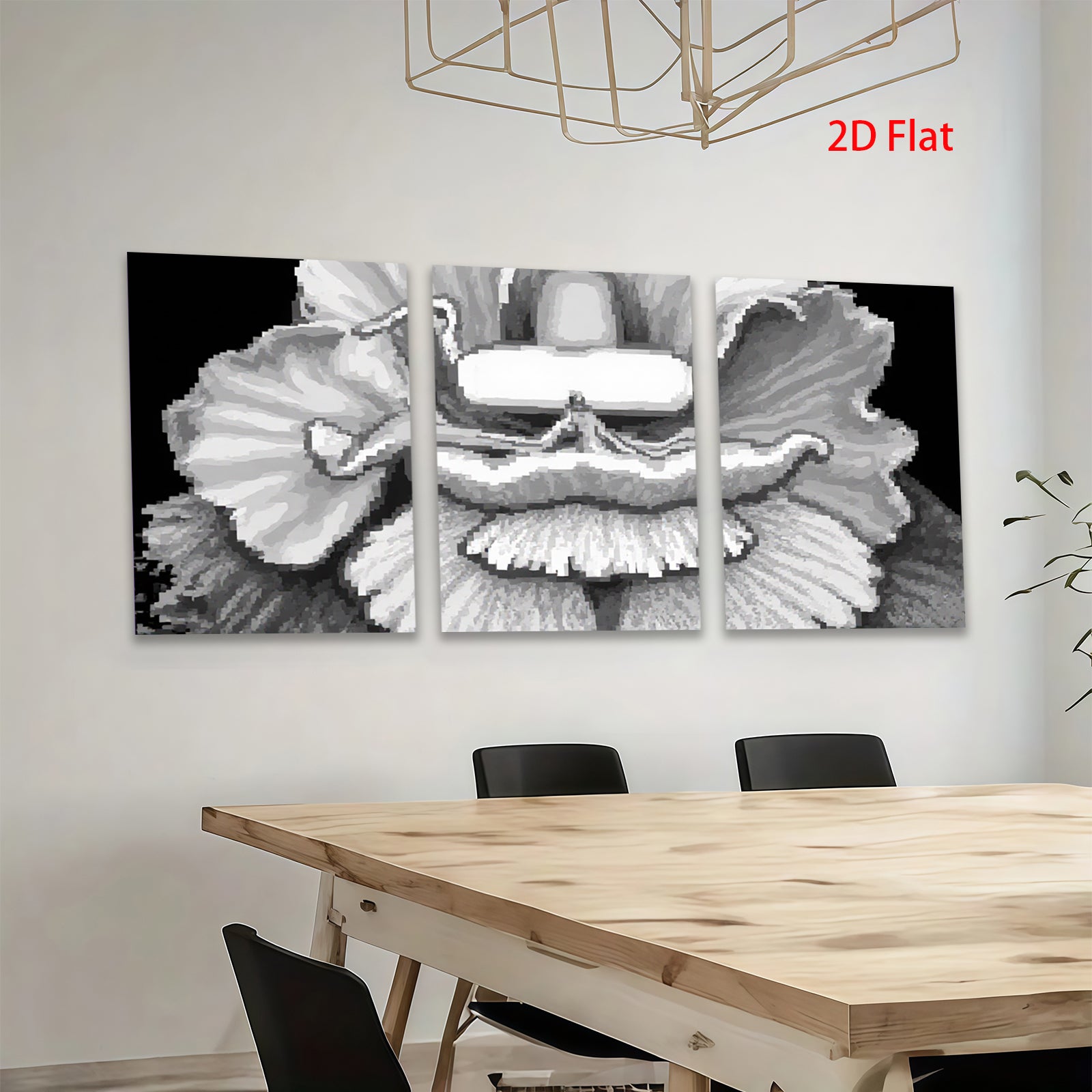 2D flat 1pc blossoming floral artwork botanical wall decor living room bedroom gallery wrapped canvas print modern farmhouse style cozy home accents