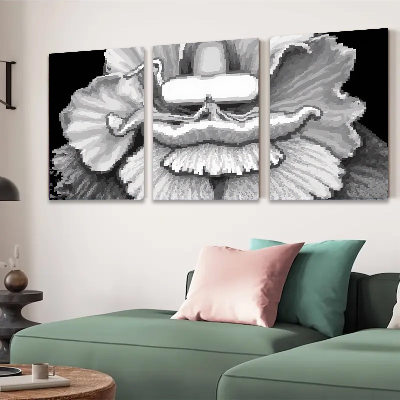 2D flat 1pc blossoming floral artwork botanical wall decor living room bedroom gallery wrapped canvas print modern farmhouse style cozy home accents