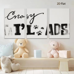 2D flat 1pc bold typography wall art print inspirational quote canvas picture for living room bedroom office decor farmhouse style modern minimalist gallery wrapped