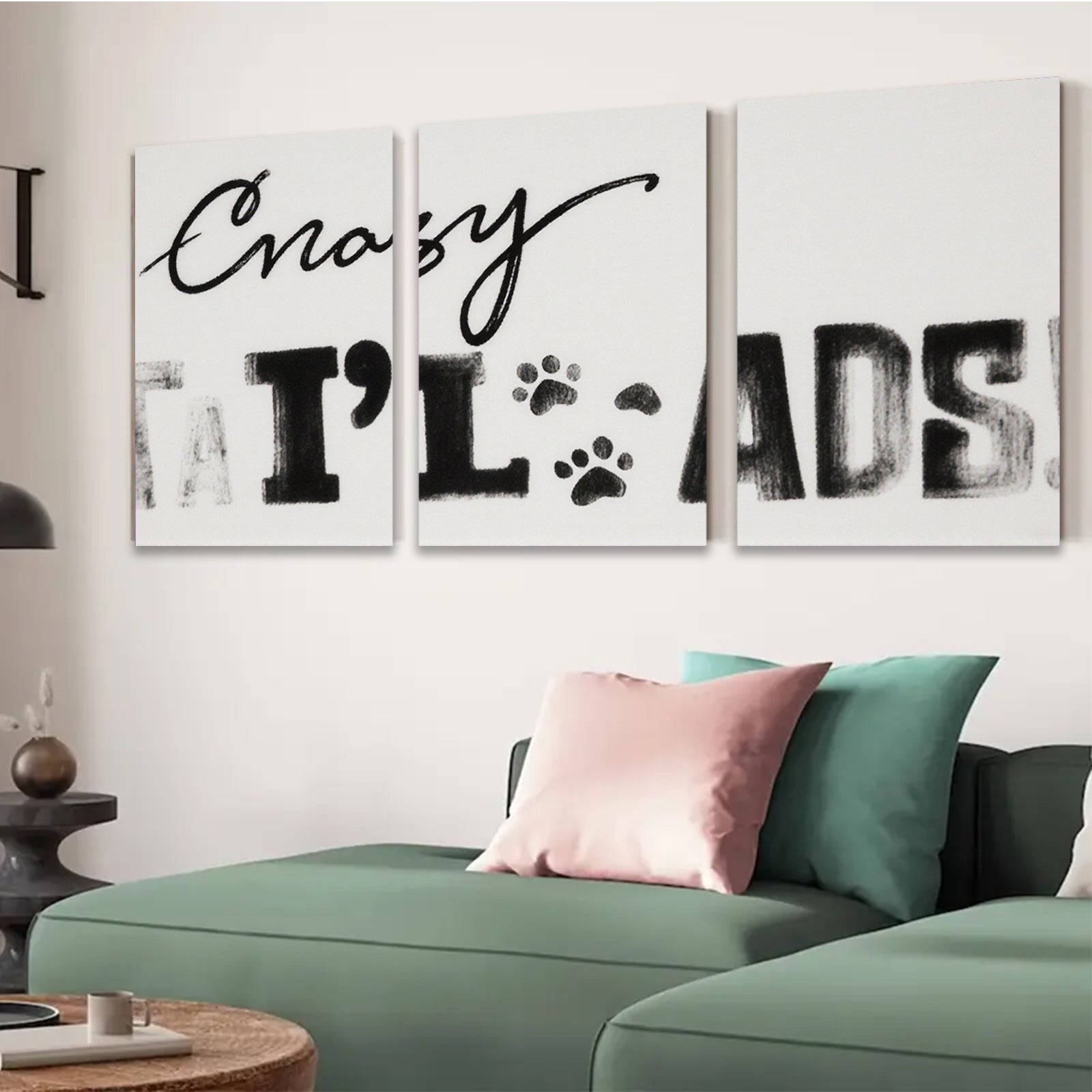 2D flat 1pc bold typography wall art print inspirational quote canvas picture for living room bedroom office decor farmhouse style modern minimalist gallery wrapped