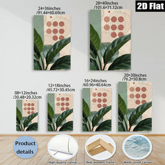 2D flat 1pc botanical abstract wall art modern minimalist canvas prints for living room bedroom office decor farmhouse style gallery wrapped ready to hang