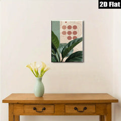 2D flat 1pc botanical abstract wall art modern minimalist canvas prints for living room bedroom office decor farmhouse style gallery wrapped ready to hang