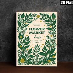 2D flat 1pc botanical foliage wall art prints modern farmhouse living room bedroom decor gallery wrapped canvas prints stylish home accents