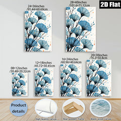 2D flat 1pc botanical ginkgo leaves wall art modern farmhouse decor living room bedroom canvas prints gallery wrapped timeless elegance coastal style minimalist design trending now statement piece