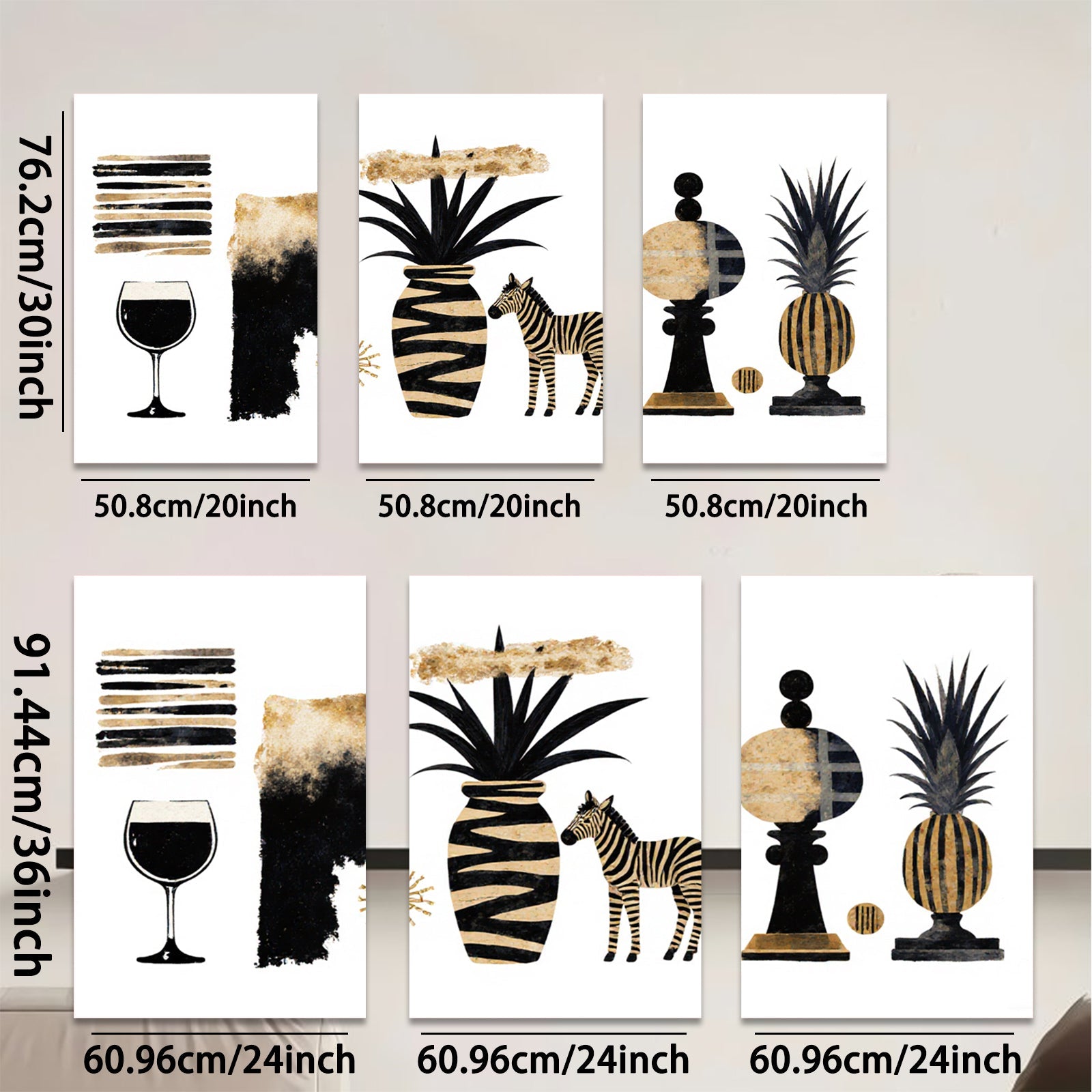 2D flat 1pc botanical wildlife abstract wall art print canvas modern farmhouse living room bedroom decor gallery wrapped statement piece