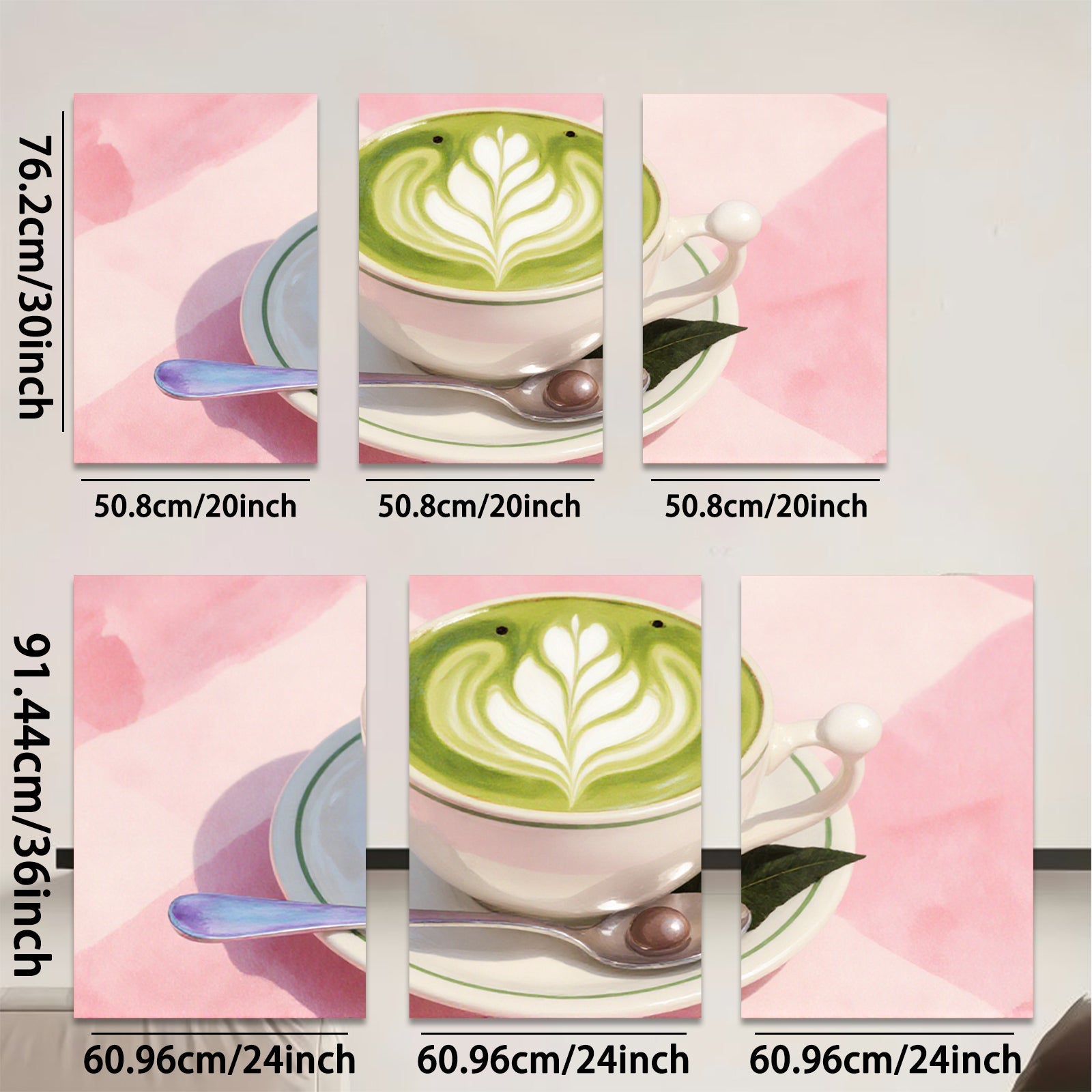 2D flat 1pc charming frog latte coffee cup artwork for kitchen dining room cafe wall decor farmhouse style modern minimalist prints