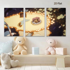 2D flat 1pc cozy floral arrangement still life bedroom living room gallery wrapped canvas wall art modern farmhouse decor