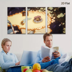 2D flat 1pc cozy floral arrangement still life bedroom living room gallery wrapped canvas wall art modern farmhouse decor
