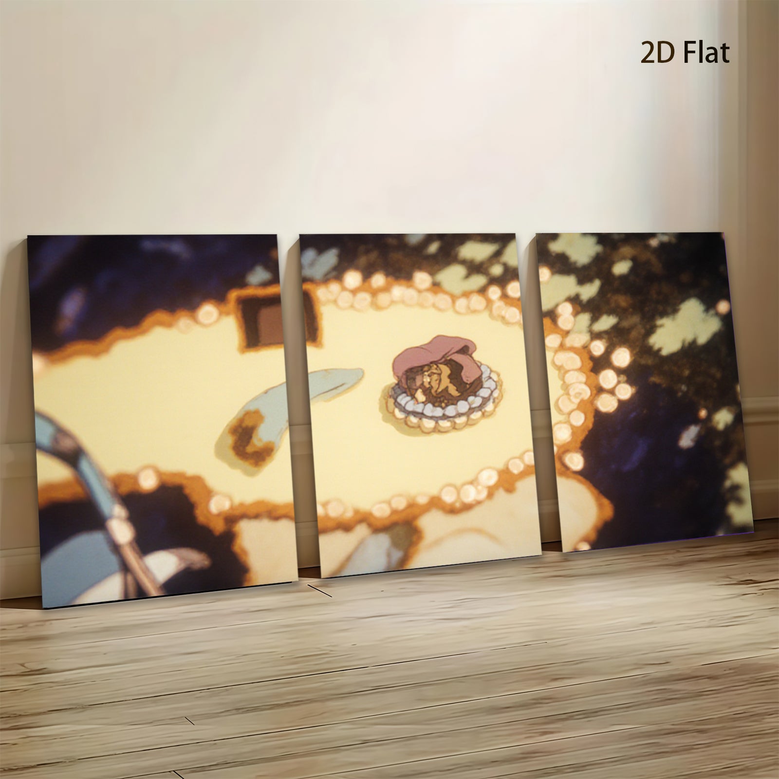 2D flat 1pc cozy floral arrangement still life bedroom living room gallery wrapped canvas wall art modern farmhouse decor