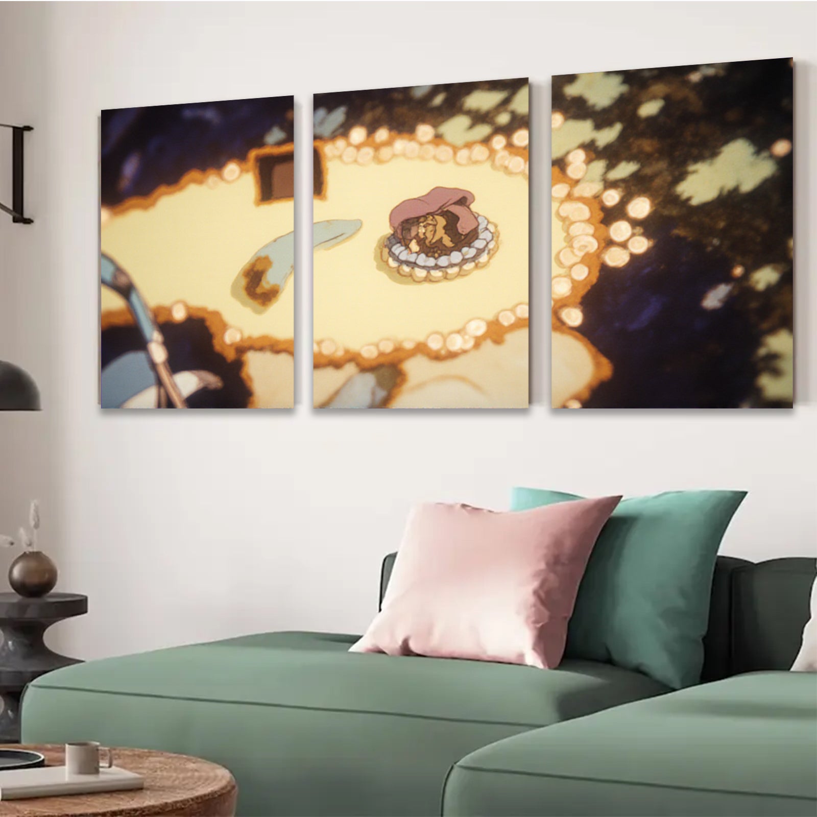 2D flat 1pc cozy floral arrangement still life bedroom living room gallery wrapped canvas wall art modern farmhouse decor