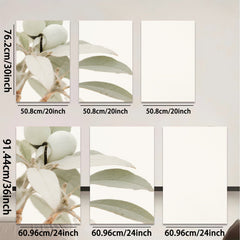 2D flat 1pc delicate botanical study farmhouse wall art modern minimalist d��cor living room bedroom gallery wrapped canvas print cozy neutral aesthetic