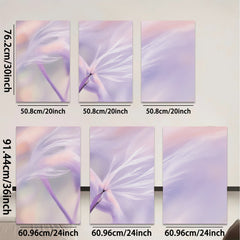 2D flat 1pc delicate dandelion seeds blowing in wind farmhouse wall art living room bedroom decor modern minimalist gallery wrapped canvas prints botanical nature floral