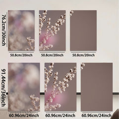 2D flat 1pc delicate wildflower stem botanical wall art farmhouse living room bedroom decor gallery wrapped canvas prints modern minimalist aesthetic cozy home vibes