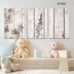 2D flat 1pc distressed wood plank texture farmhouse wall decor rustic modern living room bedroom kitchen gallery wrapped canvas prints for home decoration