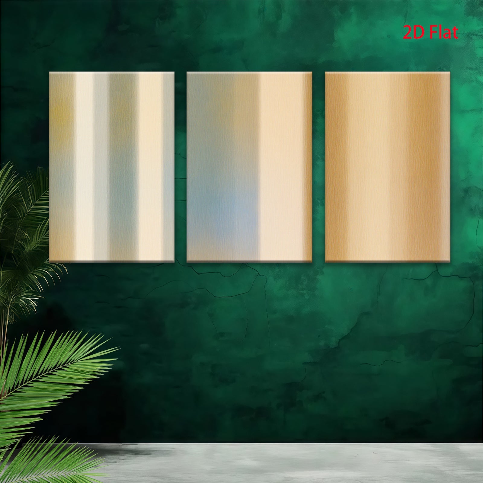 2D flat 1pc golden gradient abstract wall art canvas prints for living room bedroom home decor farmhouse style modern minimalist gallery wrapped