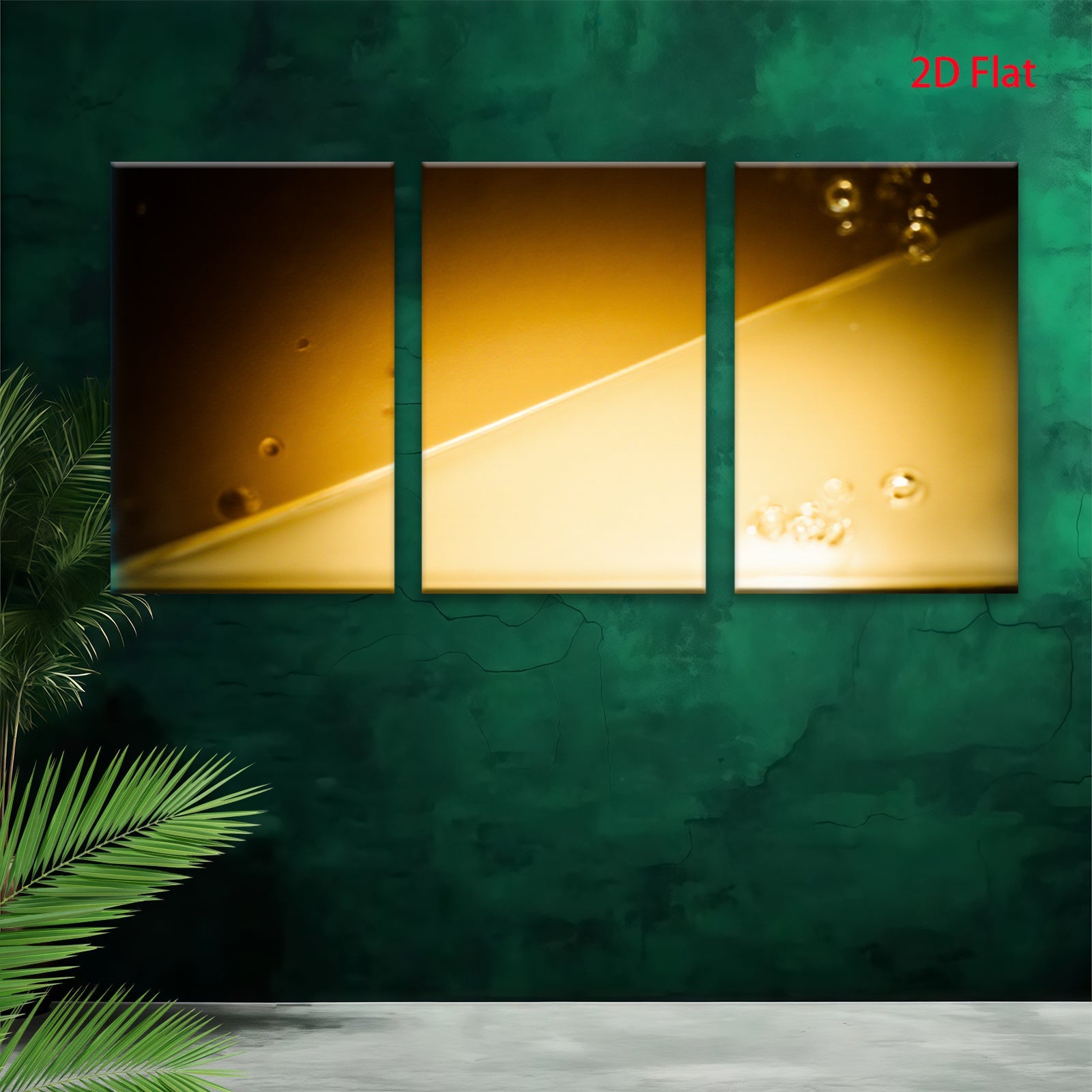 2D flat 1pc golden liquid abstract wall art for living room bedroom home decor modern farmhouse gallery wrapped canvas prints ready to hang inspirational gifts