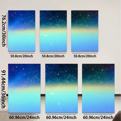 2D flat 1pc mesmerizing gradient sky abstract wall art bedroom living room decor farmhouse style modern minimalist gallery wrapped canvas print