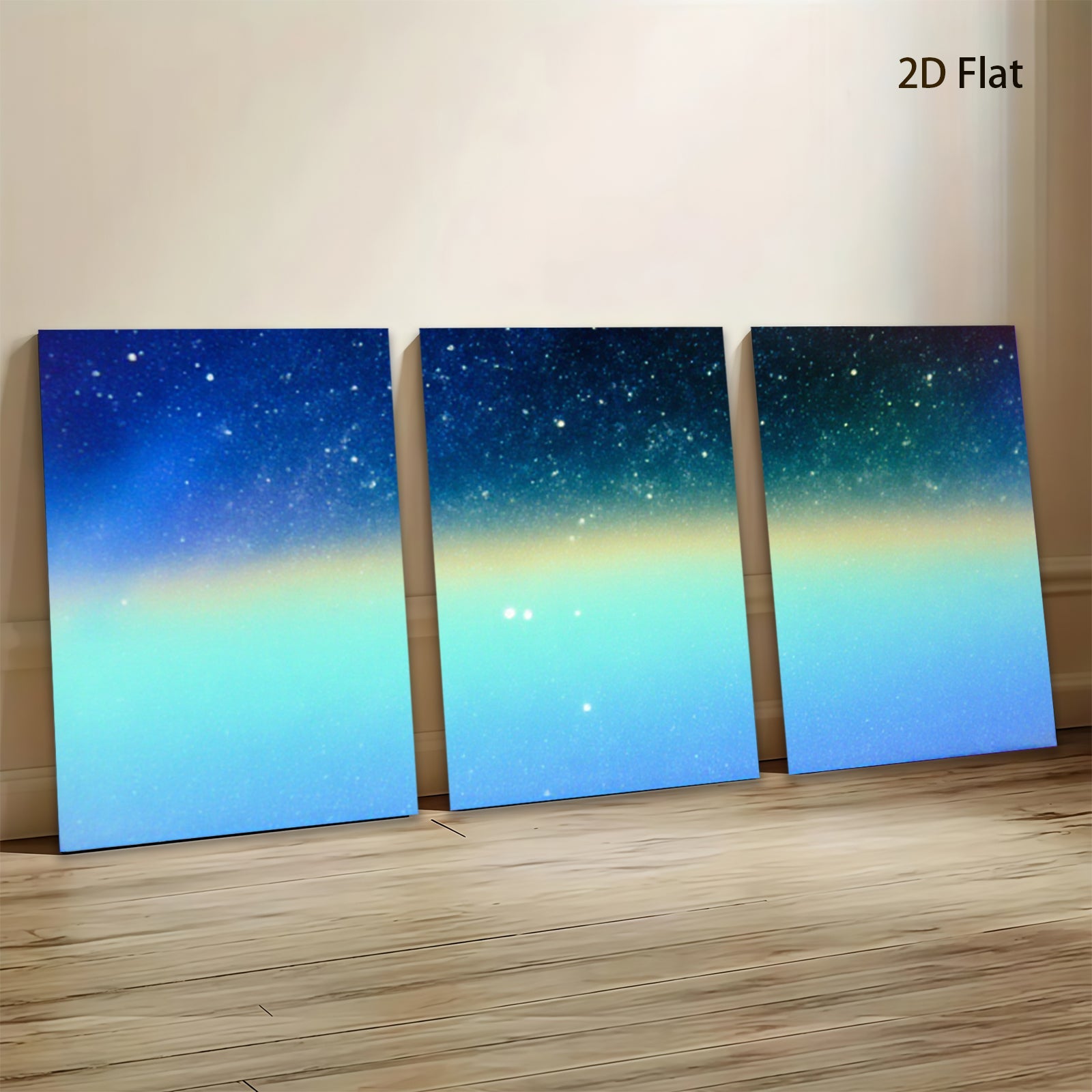 2D flat 1pc mesmerizing gradient sky abstract wall art bedroom living room decor farmhouse style modern minimalist gallery wrapped canvas print