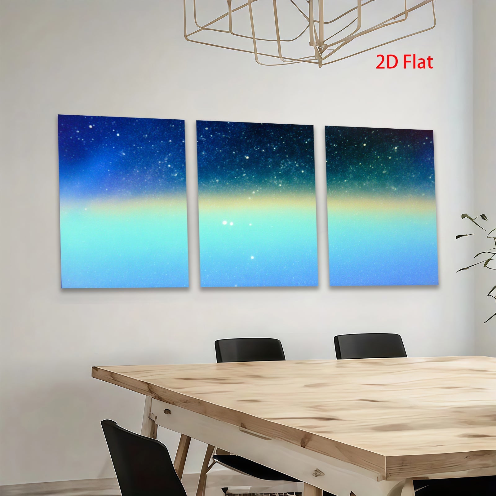 2D flat 1pc mesmerizing gradient sky abstract wall art bedroom living room decor farmhouse style modern minimalist gallery wrapped canvas print
